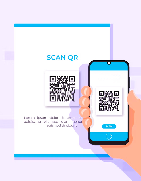 Background of the QR Code Generator project, a Python desktop application